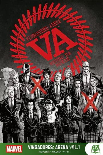 Capa de Vingadores: Arena Vol. 01, Panini