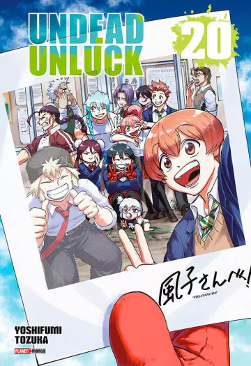 Capa de Undead Unluck Vol. 20, Panini