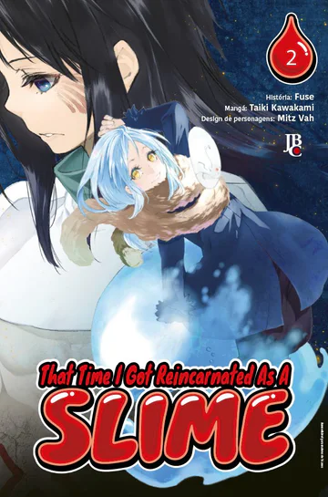 Capa de That Time I Got Reincarnated as a Slime #02, Editora JBC