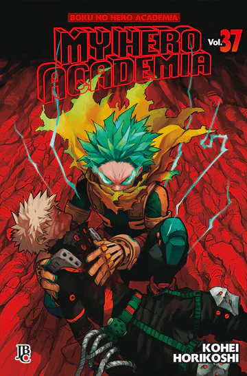 Capa de My Hero Academia #37, Editora JBC