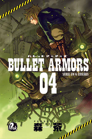 Capa de Bullet Armors #04, Editora JBC