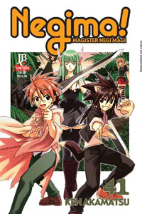 Capa de Negima #41, Editora JBC
