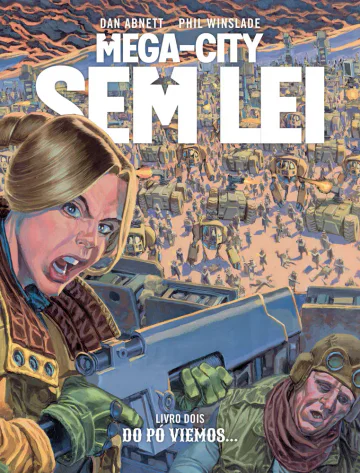 Capa de Mega-City Sem Lei — Volume 2, Mythos Editora