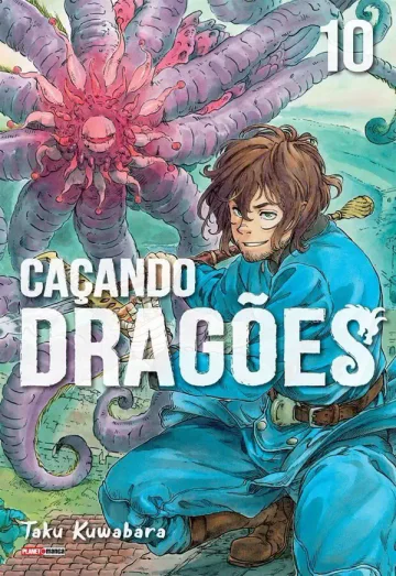Capa de Caçando Dragões Vol. 10, Panini