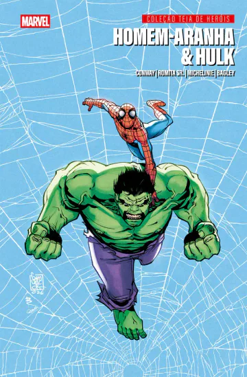 Capa de Coleção Homem-Aranha: Teia De Heróis Vol. 3 - Homem-Aranha E Hulk, Panini