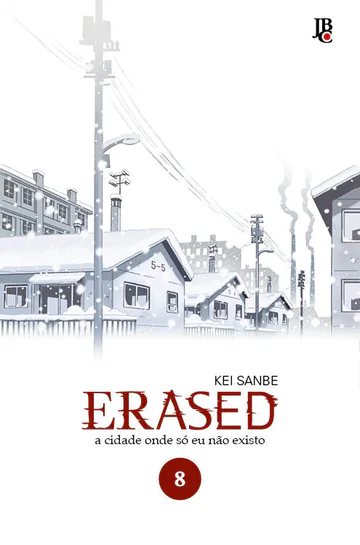 Capa de Erased #08, Editora JBC