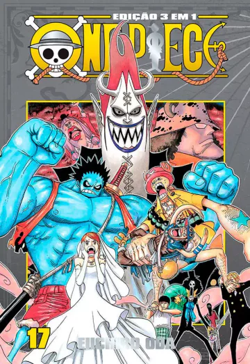 Capa de One Piece 3 Em 1 Vol. 17, Panini