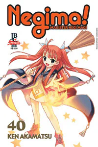Capa de Negima #40, Editora JBC