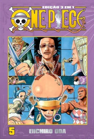 Capa de One Piece 3 Em 1 Vol. 5, Panini