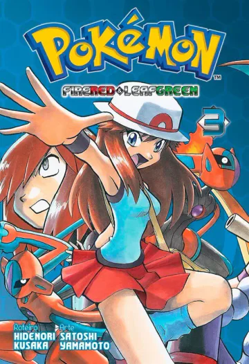 Capa de Pokémon FireRed E LeafGreen Vol. 3, Panini