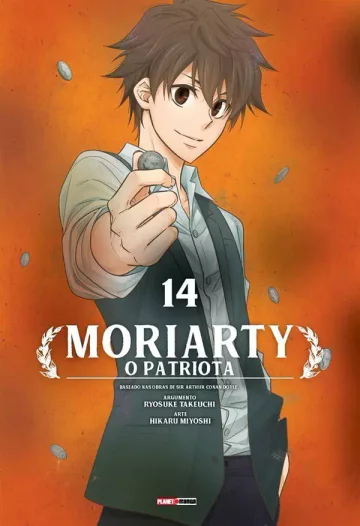 Capa de Moriarty: O Patriota Vol. 14, Panini