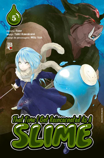 Capa de That Time I Got Reincarnated as a Slime #05, Editora JBC