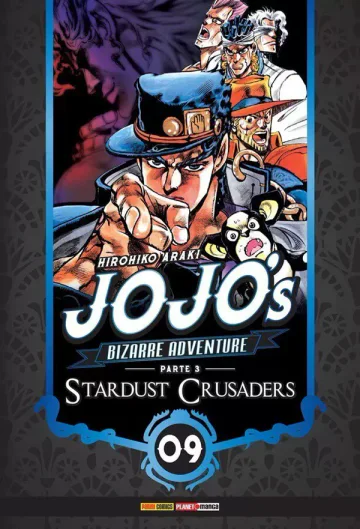 Capa de Jojo's Bizarre Adventure Parte 3: Stardust Crusaders Vol. 9, Panini