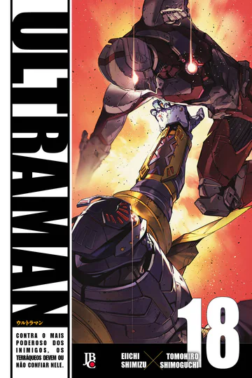 Capa de Ultraman #18, Editora JBC