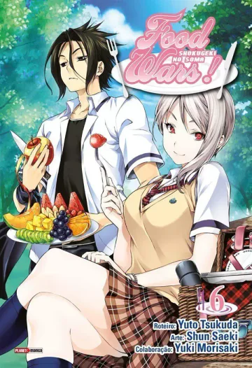 Capa de Food Wars Vol. 6, Panini