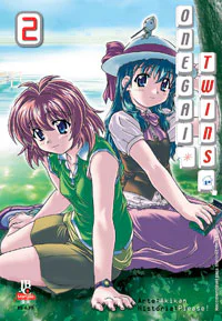 Capa de Onegai Twins #02, Editora JBC