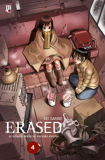 Capa de Erased #04, Editora JBC