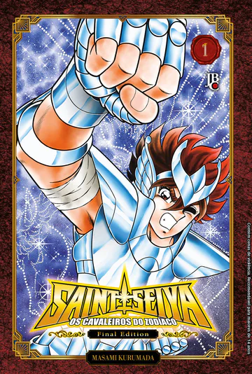 Capa de Cavaleiros do Zodíaco Saint Seiya Final Edition #01, Editora JBC