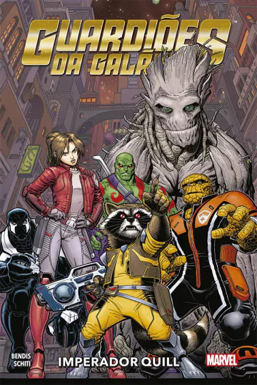 Capa de Guardiões Da Galáxia Vol. 1 - Imperador Quill, Panini