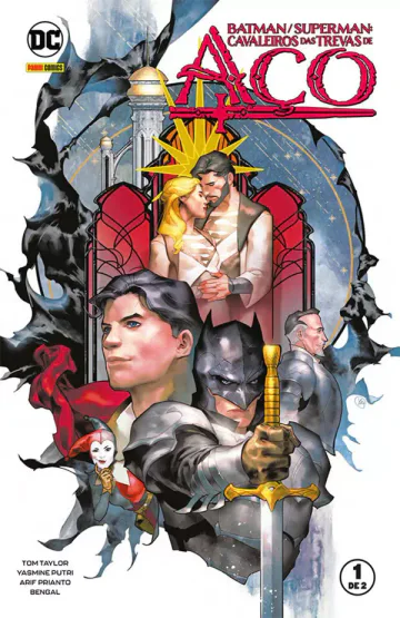 Capa de Batman/Superman: Cavaleiros Das Trevas De Aço Vol. 01, Panini