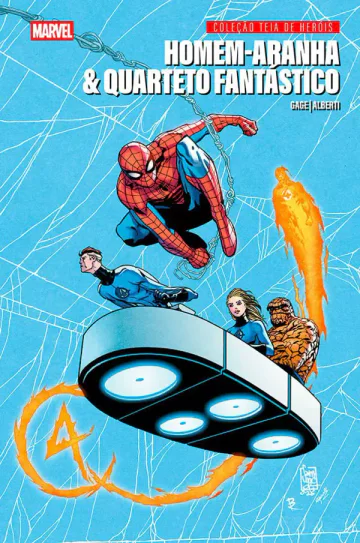Capa de Coleção Homem-Aranha: Teia De Heróis Vol. 1 - Homem-Aranha E Quarteto Fantástico, Panini