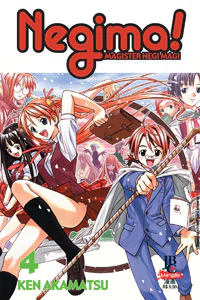 Capa de Negima #04, Editora JBC