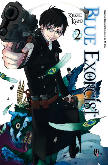 Capa de Blue Exorcist #02, Editora JBC