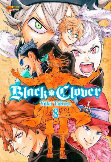 Capa de Black Clover Vol. 8, Panini
