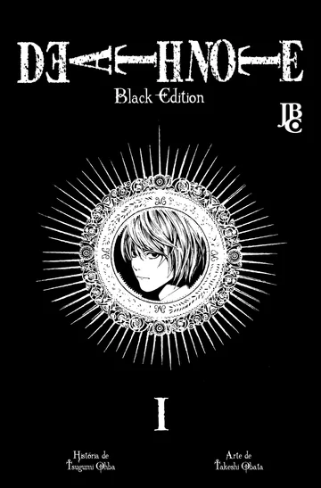 Capa de Death Note - Black Edition #01, Editora JBC