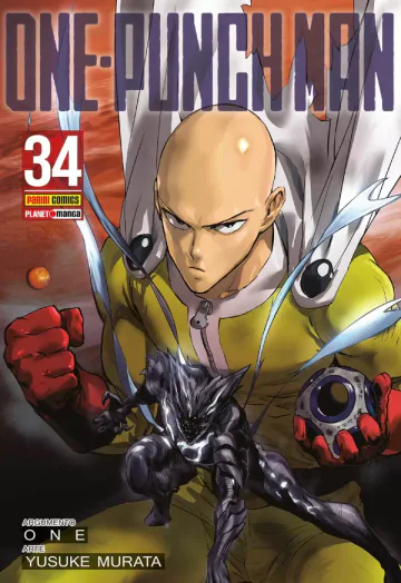 Capa de One-Punch Man Vol. 34, Panini