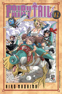 Capa de Fairy Tail #11, Editora JBC