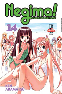 Capa de Negima #14, Editora JBC