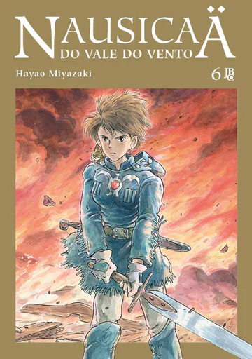 Capa de Nausicaä do Vale do Vento #06, Editora JBC