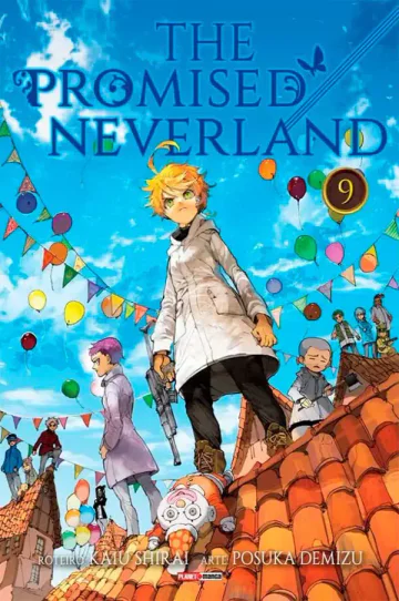 Capa de The Promised Neverland Vol. 9, Panini