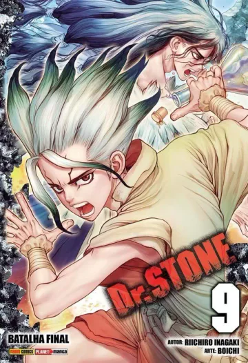 Capa de Dr. Stone Vol. 9, Panini