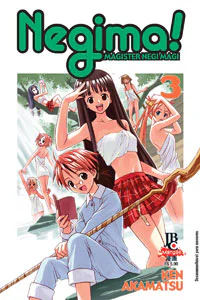 Capa de Negima #03, Editora JBC