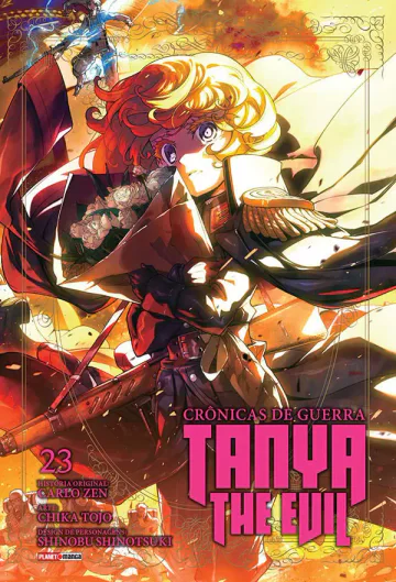 Capa de Tanya The Evil: Crônicas De Guerra Vol. 23, Panini