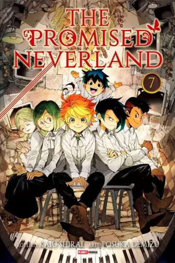 Capa de The Promised Neverland Vol. 7, Panini