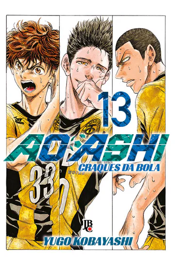 Capa de Ao Ashi - Craques da Bola #13, Editora JBC