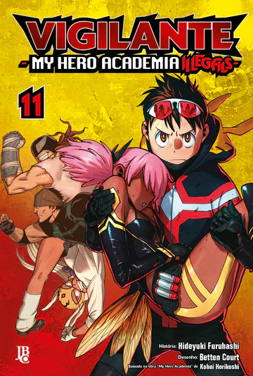 Capa de Vigilante: My Hero Academia Illegals #11, Editora JBC