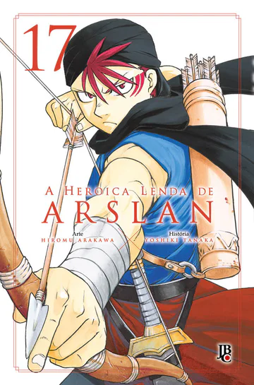 Capa de A Heroica Lenda de Arslan #17, Editora JBC