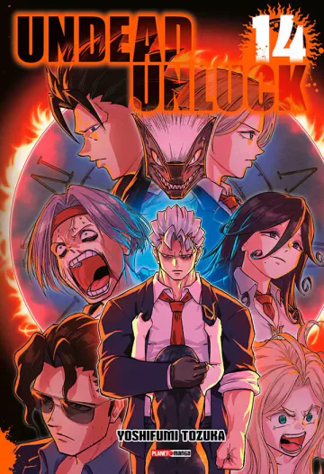 Capa de Undead Unluck Vol. 14, Panini