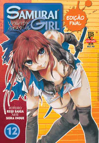Capa de Samurai Girl #12, Editora JBC