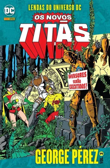 Capa de Os Novos Titãs Por George Pérez Vol. 3, Panini