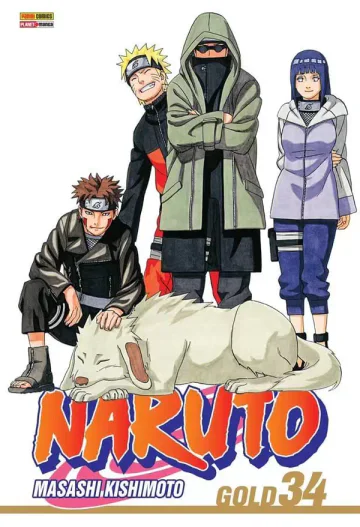 Capa de Naruto Gold Vol. 34, Panini