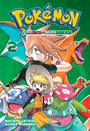 Capa de Pokémon FireRed E LeafGreen Vol. 2, Panini