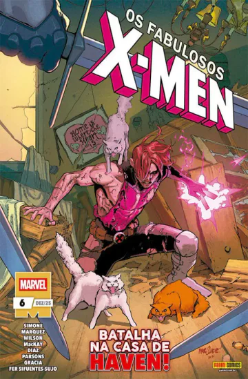 Capa de Os Fabulosos X-Men (2025) 06, Panini