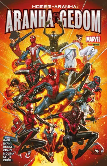 Capa de Homem-Aranha: Aranhagedom Vol. 1, Panini