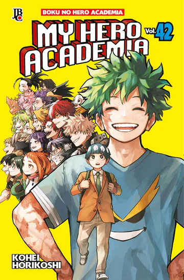 Capa de My Hero Academia #42, Editora JBC