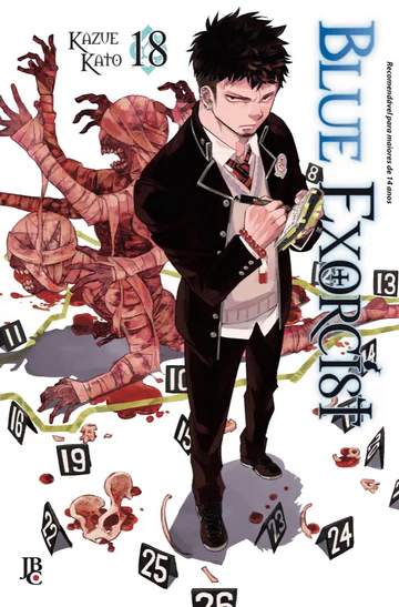 Capa de Blue Exorcist #18, Editora JBC